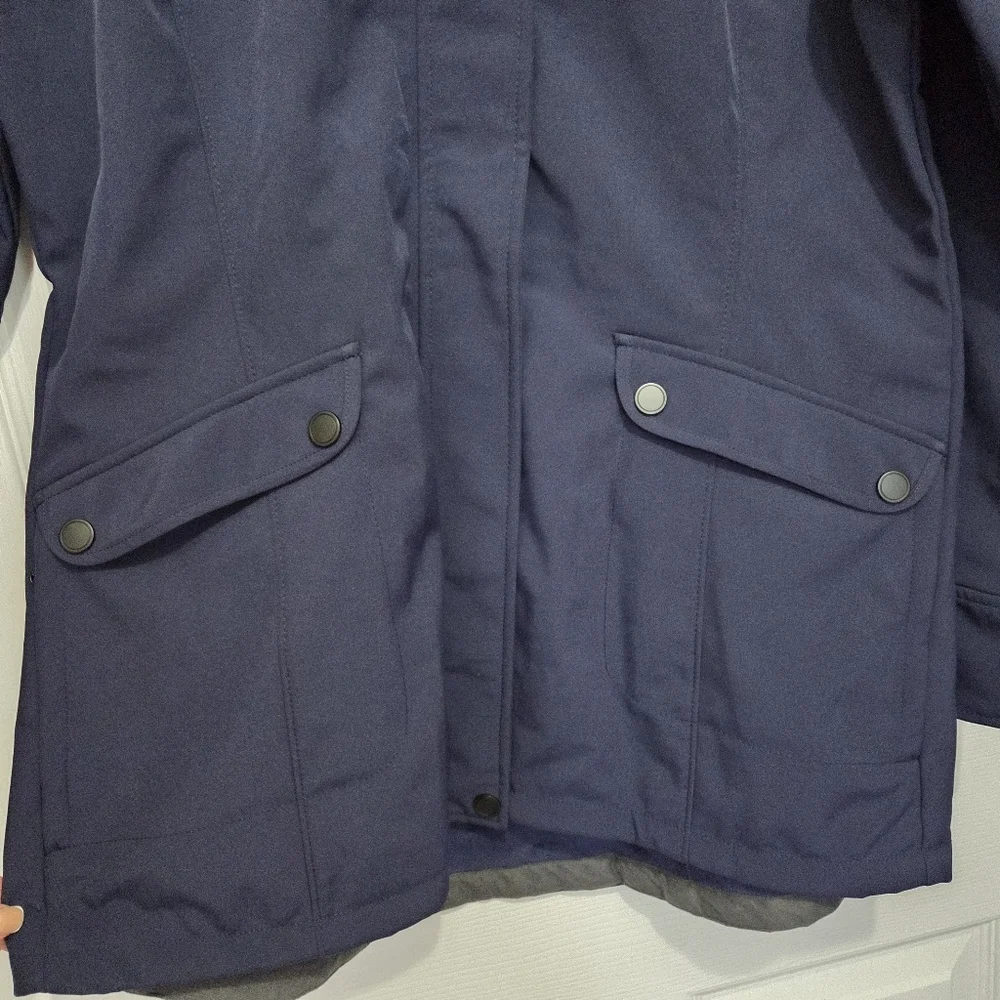 ZeroXposur women's all season Softshell Full Zip Navy Blue jacket Size Medium - Picture 2 of 14